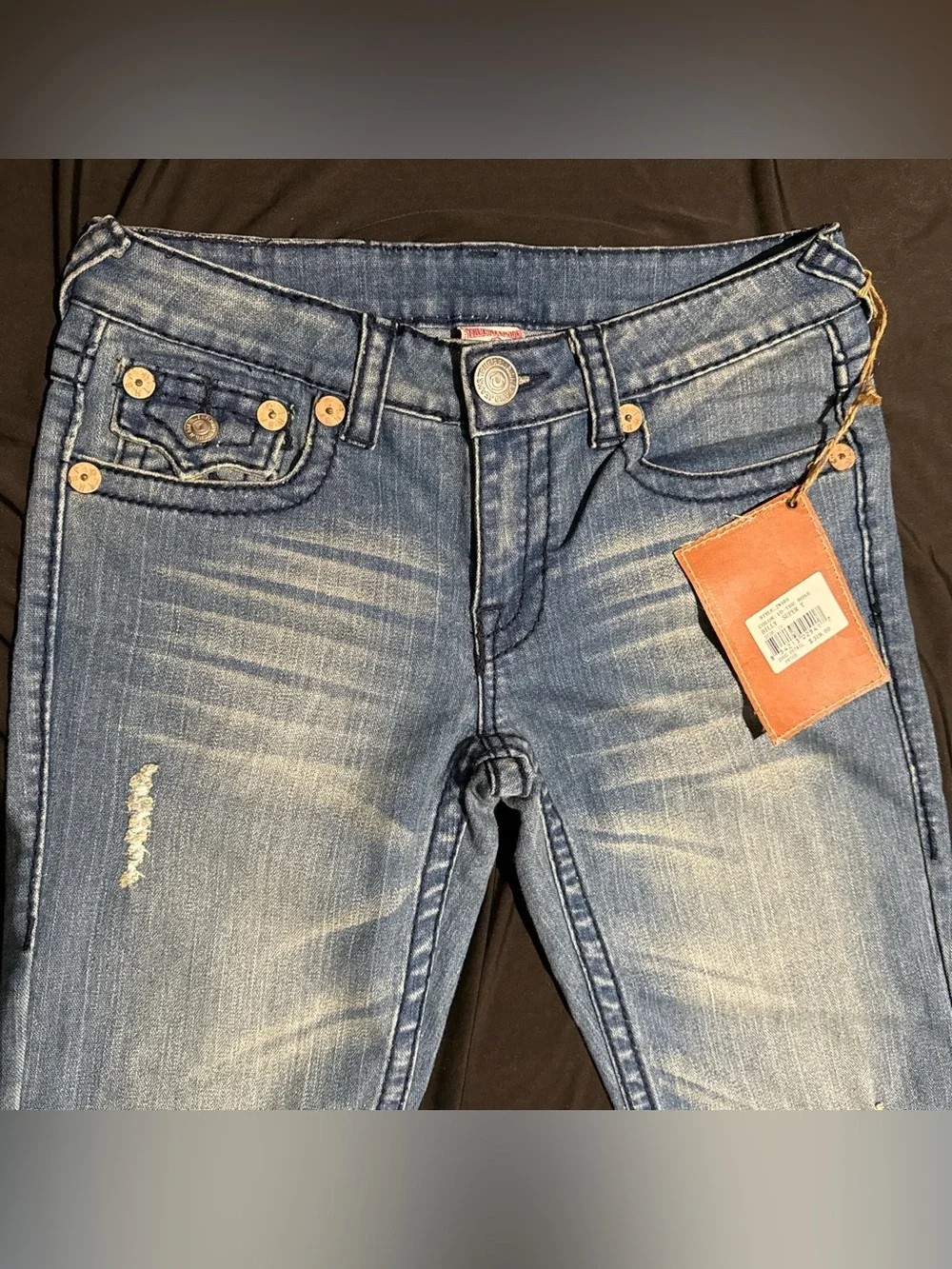 New Men’s True Religion Geno Relaxed Denim Italian Jeans Size 29